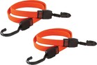 2 Pack 36 Inch Flat Bungee Cord Straps Heavy Duty Black Orange Tie Down  New Usa
