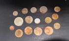 Old Foreign Coin Lot Of 16 Some Silver World Coins 