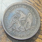 1856 Liberty Seated Quarter Super Original Xf  Chrc
