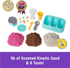 Kinetic Sand Scents  Ice Cream Treats Playset With 3 Colors Scented Play Sand  