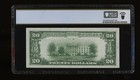 Dbr 1928-b  20 Frn Kansas City Numeral Fr  2052-j Pcgs-b 64 Ppq Ser   J04727266a