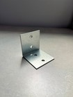 Commercial Grade Galvanized 2 x2 x2  Angle Bracket 90 Degree Bend  4  1 4  Holes