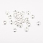50 Double Loop Jump Rings Split Rings 5mm Shiny Silver Jewelry Making Findings