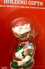 Darice Christmas Decor -  Miniature Resin Elf With Presents Nip