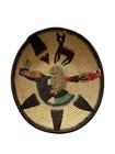 Embera Wounaan Panama Coil Oval Basket Rainforest Animal Bird 10   