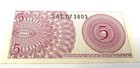 Bank Of Indonesia 5 Lima Sen Banknote Paper Money Small Us Seller Dx