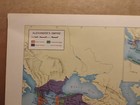 1966 Vintage Alexander s Empire Old Mcm Atlas Map - Rand Mcnally World Atlas