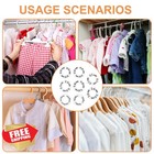 Nextpal 8 Pcs Baby Closet Dividers Nursery Organizer