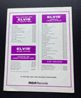 Elvis  Photo 70   s   Black Leather  Catalog On Back