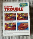 Vintage 1989 Milton Bradley Trouble Pop O Matic Travel Board Game With Box