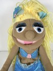 Melissa   Doug Plush Girl Mermaid Hand Puppet 15  Blond Yellow Yarn Hair Toy