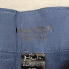 Huk Performance Fishing Shorts Men Xl Blue Utility Zip Pocket Stain Water Repel 