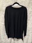 Women s Crew Neck Waffle-knit Long Sleeve Thermal Shirt Size L