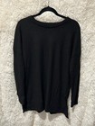 Women s Crew Neck Waffle-knit Long Sleeve Thermal Shirt Size Xl