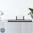 Garveelife 61-key Portable Electric Keyboard Piano  Semi-weighted Keys With P