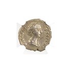 Rare Roman Silver Denarius Of Faustina Sr   ad138-140      Ngc Xf Certified Coin