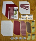 Stampin    Up  Santa Paws Card Kit  Set Of 5  Embossed  Cats  Stockings