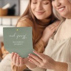 Thank You Cards 30 Pack Blank Modern Gold Foil Beige Sage Envelopes Stickers