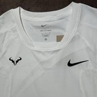 Nike Shirt Mens Large White Dri-fit Adv Rafa Nadal Tennis Performance Dv2877-100