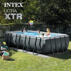 Intex Ultra 18  X 9  X 52  Xtr Rectangular Pool Set W pump Filter  open Box 