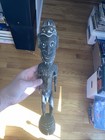 Rare Tribal Papua New Guinea Middle Sepik Oceanic Rare Art Statue Seashells Wood