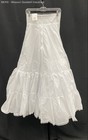 David s Bridal Women s White 2-tier Slip Petticoat Underskirt Style 603 Nwt 12