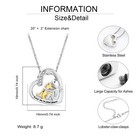 Personalized Pet Urn Necklace For Ashes Dog   Cat Ashes Cremation Memorial Gifts