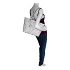 Michael Kors Jet Set Medium Carryall Airplane Print Tote White Bag Logo Nwt