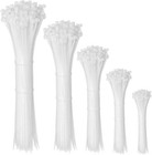 100-1000pcs 8  12  14  18  Cable Zip Ties Heavy Duty Nylon Wrap Wire Self-lock