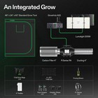 Vivosun 4x2ft Grow Tent Kit 200w Led 4  Inline Fan Kit A22 Growhub For Starter