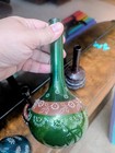 Four  4  Decorated Victorian Barber Shop Bottles