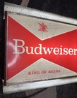 Vintage 1950s Budweiser Beer Lighted Sign Horses On Farm Scene