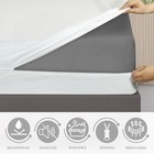 Mattress Encasement Waterproof Protector Zippered Deep Pocket Bed Bug Protector