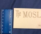 The Mosler Safe Co  Lettering Reproduction Sticker  Emblem  Decal