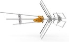 Televes Datboss 60 Mile Hi-vhfuhf Amplified Outdoor Hdtv Antenna Replaces 149483