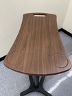 Hill-rom Overbed Table Adjustable Rolling Hospital Bed Table Medical