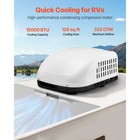Rv Air Conditioner 15000 Btu Non-ducted Rooftop Rv Ac For Replacing Single Host