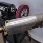6  Flap Wheel 80 180 320 Grit   Abrasive Sanding Polish Buffing Bench Grinder