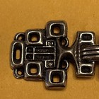 Vintage Pewter Frog Clasp One  Marked Tinn -per Norway 2    In Length Unique Solid