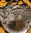 Vintage Arthur Court Bunny Rabbit   Grapes Trinket  Sml Tray Whimsical Jewelry 