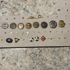 Lot Of 22 Vintage Lapel Pins American Legion Indiana Corn Growers Travelers Prot