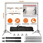 10ft Photography Photo Backdrop Support Stand Set Background Crossbar Kit Best