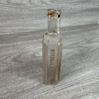 Vintage Foster Milburn   Co  Buffalo N y  W paper Label Clear Glass Bottle