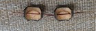 18 Vintage 1980   s Girl Small Barrettes  Leather Plastic Boho Hippie Glam Doll