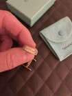 Tiffany   Co  Sterling Silver 1837 Bar Cuff Links Authentic Rare Engraved 1997