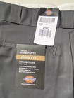 Dickies Men s 85283ch  Charcoal gray Loose Fit Double Knee 42    X 32     Work Pants
