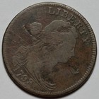 1798 Draped Bust Large Cent - 1st Hair Style - Damage - Us 1c Copper Coin