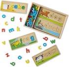 Melissa   Doug See   Spell Wooden Educational Toy With 8 Double-sided Spelling