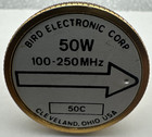 Bird 43 Thruline Wattmeter Element 50w 50c 100-250mhz