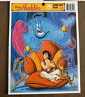 Vtg 3 Disney Golden Frame Tray Puzzles Little Mermaid - Aladdin - 101 Dalmatians